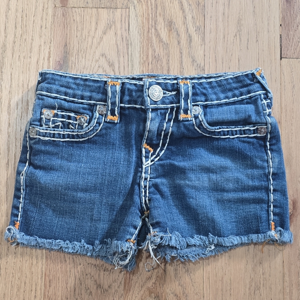 True Religion Girls Shorths BOBBY SUPER T SIZE 7